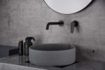 Monomando lavabo empotrado Belgica negro mate Imex - Imagen 2