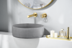 Monomando empotrado lavabo Olimpo oro cepillado Imex - Imagen 2
