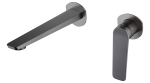 Monomando empotrado lavabo Nápoles black gun metal Imex