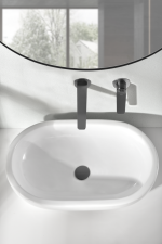 Monomando empotrado lavabo Nápoles black gun metal Imex - Imagen 2