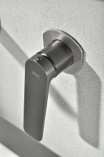 Monomando empotrado lavabo Nápoles black gun metal Imex - Imagen 4