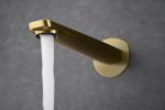 Monomando empotrado lavabo Nápoles oro cepillado Imex - Imagen 3