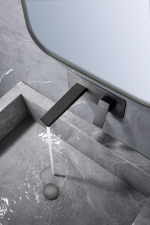 Monomando empotrado lavabo Pisa black gun metal Imex - Imagen 2