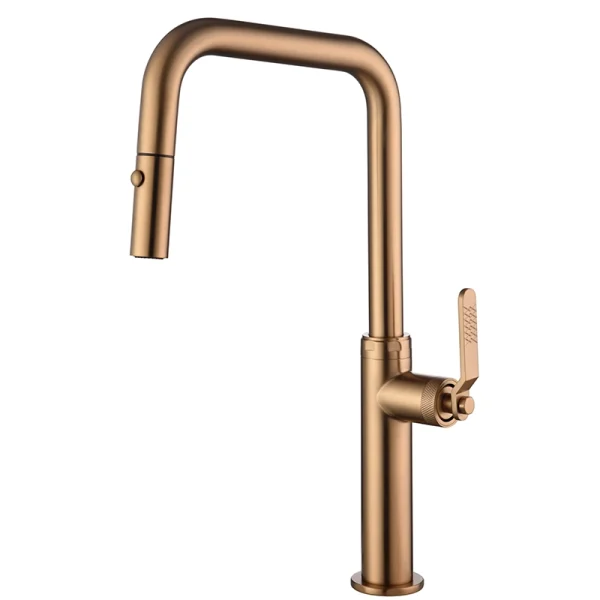 Grifo de Cocina Niza Oro Rosa Imex