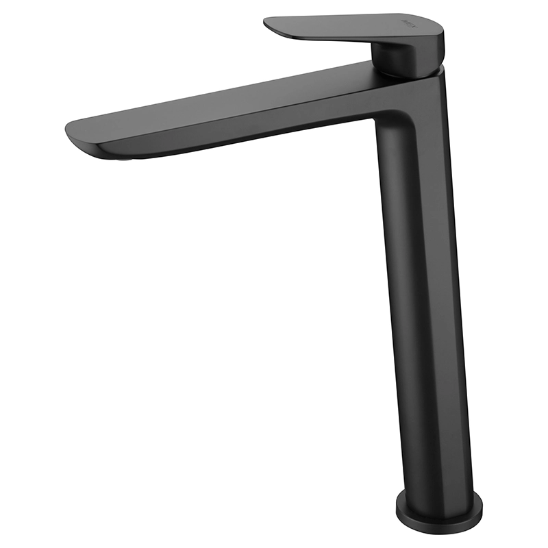 Grifo de lavabo alto Belgica Negro Imex
