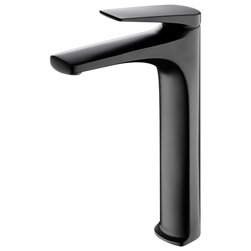 Grifo de lavabo alto Delos Negro Imex