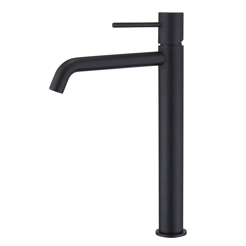 Grifo de lavabo alto Monza Negro Imex