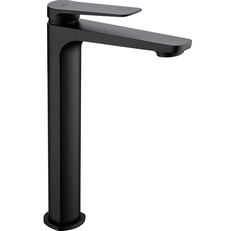 Grifo de lavabo alto Napoles Negro Mate Imex