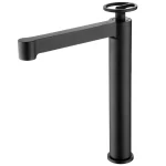 Grifo de lavabo alto Olimpo Negro