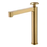 Grifos de lavabo alto Olimpo Oro