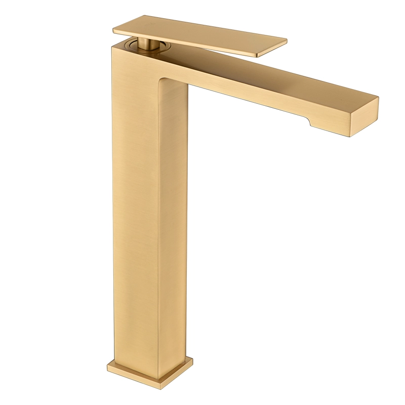 Grifo de lavabo alto Pisa Oro