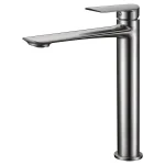 Grifo de lavabo alto Ural Niquel