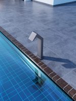 ROCIADOR CASCADA DE PISCINA 15cm NIÁGARA ACERO S.316 GRIS COBALTO - Imagen 3