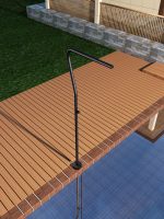 GRIFERÍA DE PISCINA NEVADA ACERO S.316 NEGRO MATE - Imagen 3