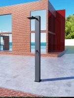 GRIFERÍA DE PISCINA PHOENIX ACERO S.316 GRIS COBALTO - Imagen 3