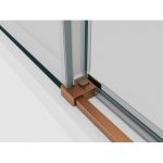 Mampara angular en cobre corredera Twenty - Imagen 3