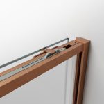 Mampara angular en cobre corredera Twenty - Imagen 5