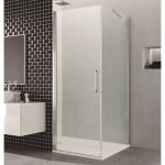 Mampara de ducha rectangular abatible mas lateral fijo Open