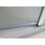 Mampara de ducha rectangular abatible mas lateral fijo Open - Imagen 4