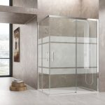 Mampara de ducha angular 2 fijos y 2 correderas Aktual - Imagen 2