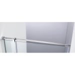 Mampara frontal fijo + abatible con sujeción paralela Open - Imagen 2