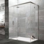 Mampara en ángulo plegable y corredera Tande