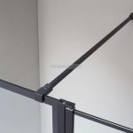 Mampara fija negra con cuadros de gran tamaño Ches - Imagen 2