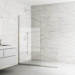 Mampara de ducha fija en níquel Screen - Imagen 2