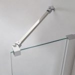 Mampara rectangular fijo y abatible más lateral fijo Open - Imagen 4