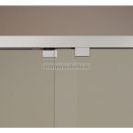 Mampara frontal de ducha con 2 puertas correderas - Imagen 3