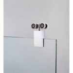 Mampara frontal de ducha con 2 puertas correderas - Imagen 4