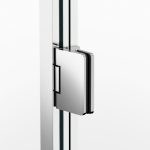 Mampara de ducha con 2 puertas abatibles con bisagras Glass - Imagen 2