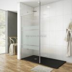 Mampara fija de vidrio con mástil al techo - Imagen 2