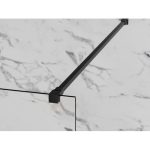 Mampara negra fija más abatible con bisagras Screen - Imagen 4