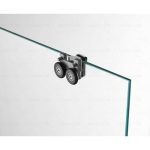 Mampara de ducha rectangular en negro Basic - Imagen 5