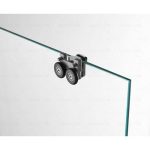 Mampara de ducha rectangular en níquel Basic - Imagen 3