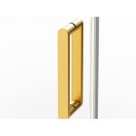 Mampara oro cepillado rectangular corredera Kenna - Imagen 2