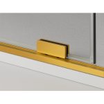 Mampara oro cepillado rectangular corredera Kenna - Imagen 4