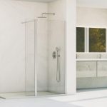 Mampara de ducha un fijo más un abatible Screen