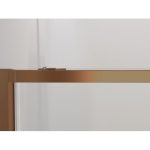 Mampara de ducha frontal cobre 2 fijos y 2 correderas Twenty - Imagen 3