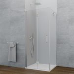 Mampara de ducha rectangular plegable Glass