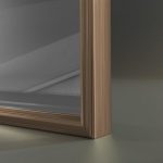 Mampara de ducha fija bronce cepillado barra en L Arena - Imagen 2