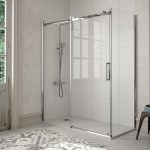 Mampara frontal fijo y corredera con lateral fijo Liberty