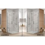 Mampara angular 1 lado plegable 1 lado abatible Nardi - Imagen 2