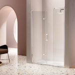 Mampara frontal dos hojas plegable y un fijo Nardi