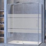 Mampara rectangular dos fijos y una corredera Luna - Imagen 2