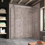 Mampara rectangular dos fijos y una corredera Luna
