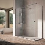 Mampara de ducha frontal corredera con lateral fijo Volare
