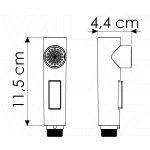 VALAZ Spray grifo de cocina negro mate - Imagen 2