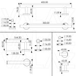 VALAZ Accesorios de baño en acero cepillado Toallero 40cm+ Percha+ Portarollos - 1Perc - Imagen 2